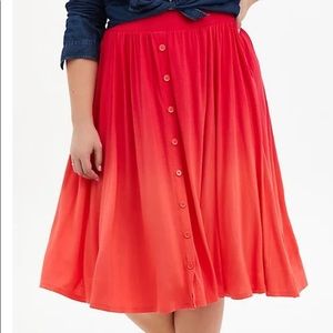 Ombré MIDI Skirt